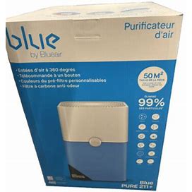 Blueair Blue Pure 211+ Console Air Purifier - White/Black