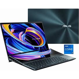 ASUS Zenbook Pro Duo 15 UX582 Laptop, 15.6" OLED 4K Touch Display, I7-12700H, 16GB, 1TB, Geforce RTX 3060, Screenpad Plus, Windows 11 Home,