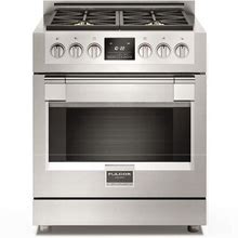 Fulgor Milano F6PDF304 30 Inch Wide 4.1 Cu.Ft. Dual Fuel Range With 4 Dual Fuel Burners Pro Stainless Cooking Appliances Ranges Dual Fuel Ranges