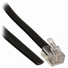 CNC Tech 513-26-6600-BL-0025F Modular Cable Plug To Cable 6P6c (RJ11, RJ12, RJ14, RJ25) 25.00' (7.62M) Unshielded
