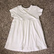 Gymboree Dresses | Gymboree Girls 1218m White Faux Wrap Dress | Color: White | Size: 12-18Mb