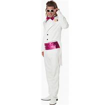 '80S Prom Date Men's Costume | Adult | Mens | Purple/Blue/White | M | California Costume Collection