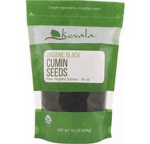 Kevala Organic Raw Black Cumin Seeds (Nigella Sativa) 1 Lb