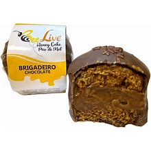 Bee Live Pao De Mel Brasileiro Caseiro Brazilian Honey Cake Made Fresh Brigadeiro Flavor Pack Of 2 (250G) 8.8Oz) (Dulce De Leche)