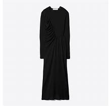 Tory Burch Women's Jersey Crepe Dress In Black, Size 12