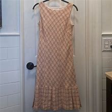 Chadwicks Dresses | Pink Plaid Dress | Color: Gold/Pink | Size: 4P