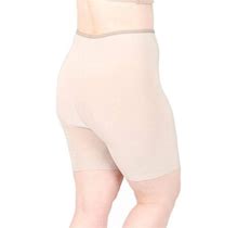 Ultra High Waist Moisture Wicking Anti Chafe Slip Short For Under Dresses, Women's, Size: 3XL, Med Beige