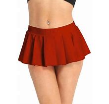 Women Plaid Skirt Flared Pleated Short Skirt School Girl Mini Dress