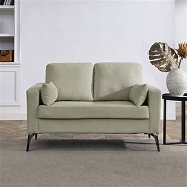 Loveseat Living Room Sofa - Beige