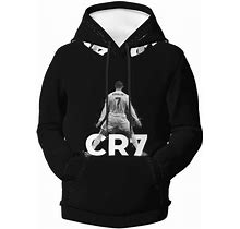 Luja Dling Ronaldo 7 Fashion Hooded Sweater Hoodies For Teens With Pocket