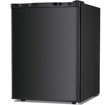 2.1 Cu.Ft Compact Upright Freezer With Reversible Single Door - BLACK