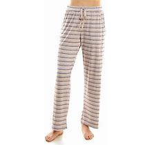 Women's Croft & Barrow® Pajama Sleep Pants With Scallop Trim, Size: XXL, Dark Beige