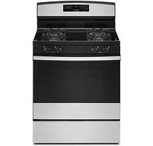 5 Cu. Ft. 30 in. 4-Burner Freestanding Gas Range With Self-Clean Option In Stainless Steel