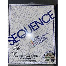 Sequence Board Game By Jax New Sealed Vintage 1995