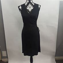 Loft Dresses | Ann Taylor Loft Black Sleeveless Dress | Color: Black | Size: 4P
