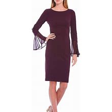 Calvin Klein Dresses | Calvin Klein Midi Purple Dress | Color: Purple | Size: 2
