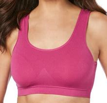 Plus Size Women's The Olivia All-Around Support Comfort Sports Bra By Leading Lady In Magenta Haze (Size 2X)