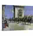 Victory Parade, On July 14, 1919, By Francois Flameng, World War I, French Painting Solid-Faced Canvas Print