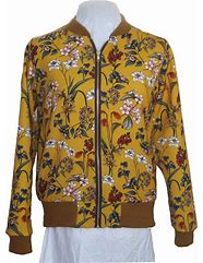 Image result for Vintage Floral Bomber Jacket
