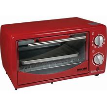Better Chef IM-257R Red 9 Liter Toaster Oven Broiler