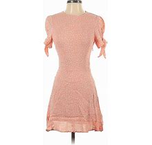 MONTE Casual Dress: Orange Dresses - Women's Size Small
