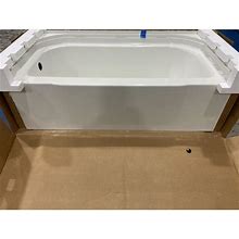 STERLING 71141118-0 ACCORD 60" X 30" SOAKER ALCOVE BATHTUB WITH LEFT HAND DRAIN