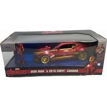 Jada Toys Marvel Avengers Iron Man And 2016 Chevy Camaro Die-Cast Figure NRFB