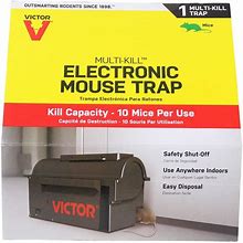 Humane Battery-Powered Non-Toxic No-Touch Multi-Kill Indoor Electronic Mouse Trap