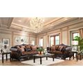 Furniture Of America Elpis Brown Living Room Set