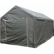 ALEKO 10 X 20 Outdoor Gazebo Carport Canopy Tent With Sidewalls Grey