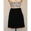 Nycc York Clothing 100% Wool Black Color Skirt Size 4