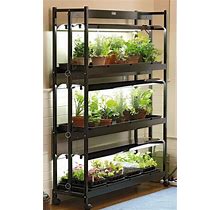 3-Tier Sunlite Grow Light Garden Plant Stand + Trays LOCAL PU OHIO $1100 Retail