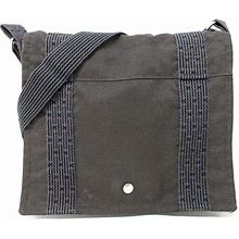 Hermès Herline Polyamide Shoulder Bag (Pre-Owned - Gray - Shoulder Bags One Size