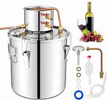 Costway 5 Gal 40 L Water Juicer Maker With 2 Stainless Steel Pots-5 Gal