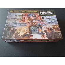 Axis & Allies1942 Second Edition A WWII Strategy Board Game Good Condition