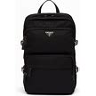 Prada Re-Nylon And Saffiano Leather Backpack, Men, Black