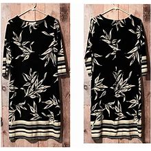Northstyle Dresses | Northstyle Long Sleeve Dress Womens Size 12 | Color: Black/White | Size: 12