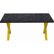 70.87"Modern Dining Table - Black