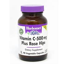 Bluebonnet Vitamin C 500Mg Plus Rose Hips - 90 Vegcap