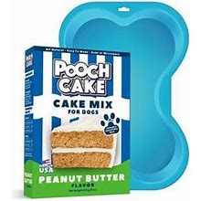 Pooch Cake Basic Starter Peanut Butter Cake Mix & Cake Mold Kit Dog Treat, 9-Oz Box