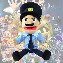 Police J-Effry Puppet Plush Toy Doll,1Pcs Jeaff-Y Cute Character Police Yicha Soft Doll For Kids
