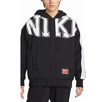 Nike Sportswear Team Jacket In Black/White/White