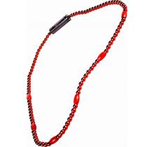 Red LED Light Up Beaded Red Necklaces (Sample)