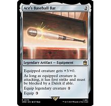 Ace's Baseball Bat (170) FOIL Doctor Who NM Artifact Rare MAGIC CARD Abugames