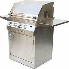 Solaire 27 Inch Deluxe All Infrared Natural Gas Grill With Rotisserie On Standard Cart - SOL-AGBQ-27GIRXLC-NG