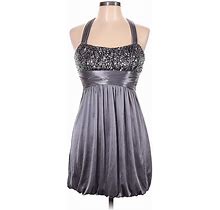 Love Cocktail Dress: Gray Dresses - Women's Size 7
