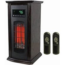 Lifesmart Ht1029 1500 W Portable 21" Electric Infrared Quartz Tower Space Heater, Indoor