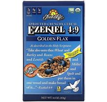 Food For Life Golden Ezekiel 4:9 Sprouted Crunchy Cereal Flax 16 Oz Pack Of 2 Size 4