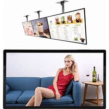 32 Inch Wifi Digital Picture Frame, 1080P HD Large Screen Wall Mountable Wood Smart Cloud Photo Frame, 8GB Storage, Auto Rotate, Easy Setup To Share