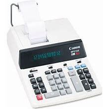 Canon® 12-Digit Calculator, MP21DX, 2 Color Printing, Sales Tax Key, 9-1/8" X 12" X 3", White